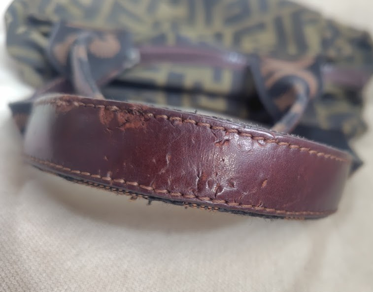 Fendi Pouch Purse Hand bag Zucca  Nylon Authentic 344T0326 thumbnail 14