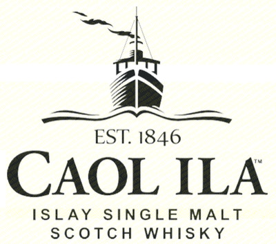 Caol Ila Whisky Sticker 80mm length | toolbox, car window, laptop Set of 2