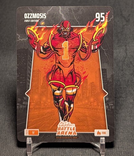 Ozzie Albies OZZMOSIS Fire 2026 Bo Jackson Battle Arena Card #52 Atlanta Braves