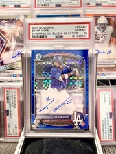 2025 Bowman Chrome Prospects ZYHIR HOPE Auto Blue X-Fractor /150 #CPA-ZH Pop 8