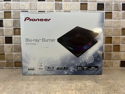 Pioneer BDR-XD05B Black 6x Slim Portable USB 3.0 BD/DVD/CD Burner