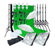 LINCO Lincostore Photo Video Studio Light Kit AM169 Photo Booth *READ* Light Box