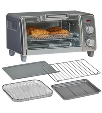 BLACK+DECKER TO1787SS "Crisp 'N Bake" Air Fry 4 Slice Toaster Oven