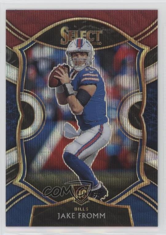 2020 Panini Select Concourse Tri-Color Prizm 40/199 Jake Fromm #49 0q3