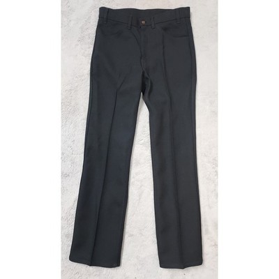 Vintage Levis Pants Men 31x32 Sta Prest Gold Tab Twill Navy Polyester Straight