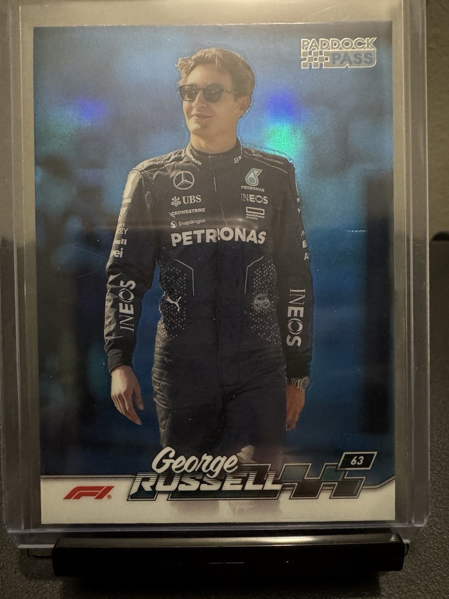 F1 Topps 2024 パドックパス ジョージ・ラッセル George Russell Mercedes 2024 Topps F1 Paddock Pass Blue