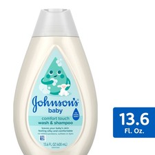 Johnson's CottonTouch Baby Shampoo and Body Wash Newborn 13.6 oz 6 Pack