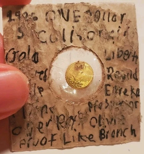 1926 S USA Gold/oro Puro liberty One Dollar Coin-Extremely Rare! California ..