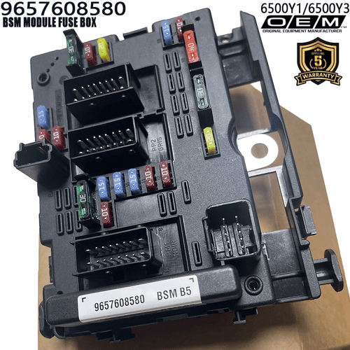 BSM Module Fuse Box For Citroen Berlingo C2 C3 Peugeot 9657608580 6500Y1/6500Y3 - Picture 5 of 10