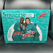 New SNUGGIE Mountain Dew Baja Blast Blacket w/ Sleeves