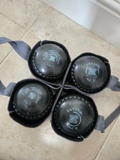 Thomas Taylor Ace Size 3 Lawn Bowls Black Light Blue Sign A 11 WB Bag Carrier