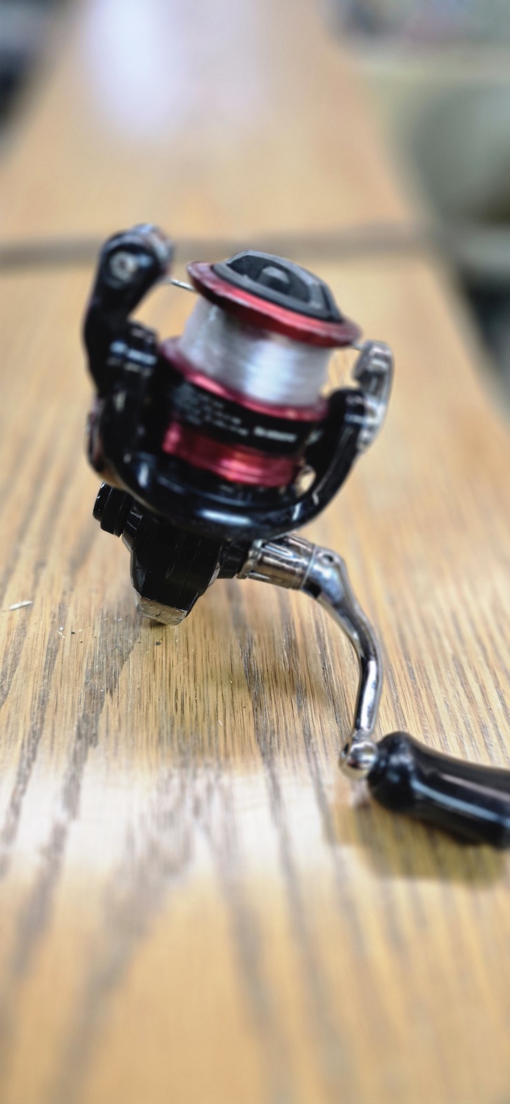 Shimano Sienna 2500HGFG Spinning Fishing Reel - Black/Red