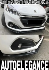 SPLITTERKLINGE UNTER STOSSSTANGE VORNE PEUGEOT 208 ABS LOOK SCHWARZ ABS SPOILER