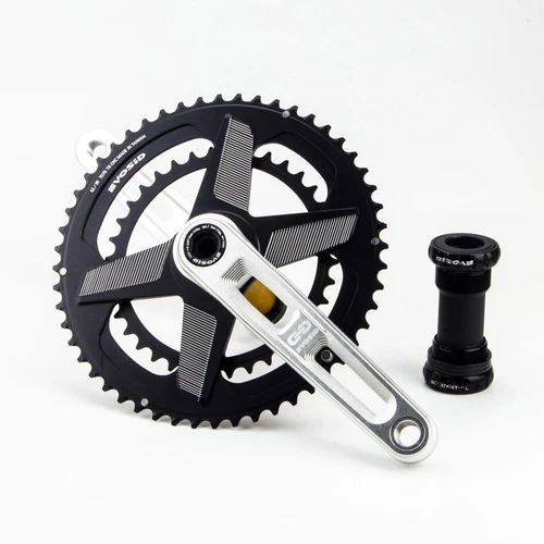 Road Bike Crankset 52-36T 12 Speed 2X Chainring Hollow Tech Crank 165mm Crankset - Picture 28 of 40