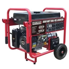 Gentron 10000W Portable Gas/Propane Dual Fuel Generator with Electric Start
