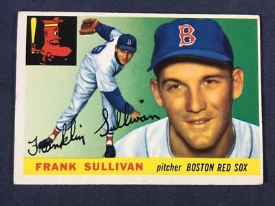 E4-40 BASEBALL CARD - FRANK SULLIVAN BOSTON RED SOX - 1956 TOPPS - CARD #106