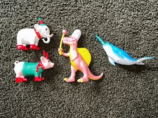 Set Lot 4 Ankyo Target Bullseye Zoo Circus Animals Christmas Band Party Hats