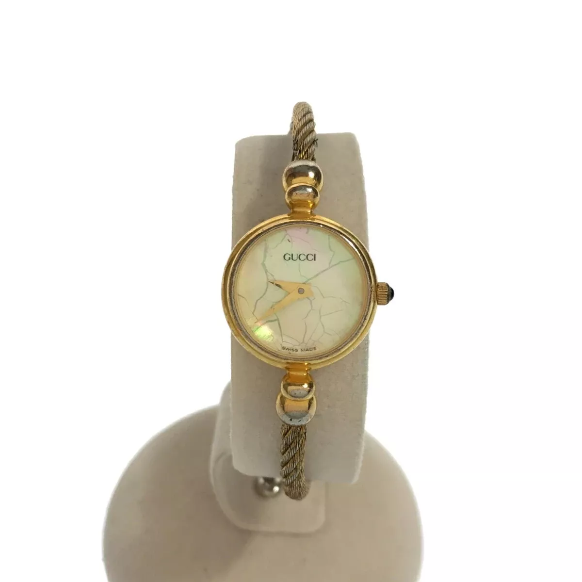 Montre Femme Gucci 2700.2.L Cadran Perlé Or Qz Fonctionne Du JAPON