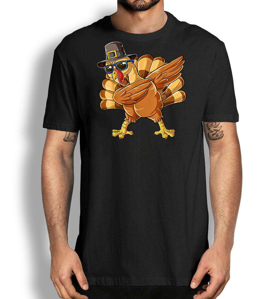 Dabbing Turkey Thanksgiving Party Gift T-Shirt Dabbing Turkey Thanksgiving Party Gift T-Shirt