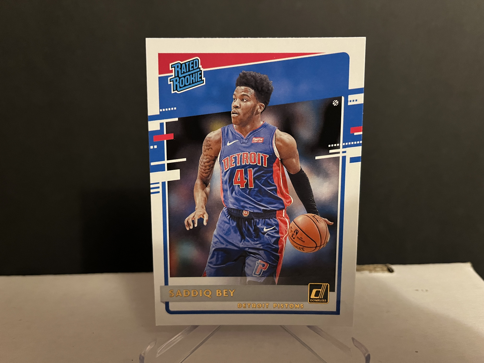 2020-21 NBA Panini Donruss Basketball Saddiq Bey #210 Rated Rookie Card