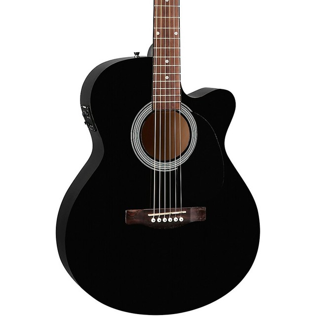 Fender Stratacoustic Acoustic/Electric Guitar - Fender Stratacoustic Ce301 Black Squire Acoustic Electric Guitar For Sale Online Ebay