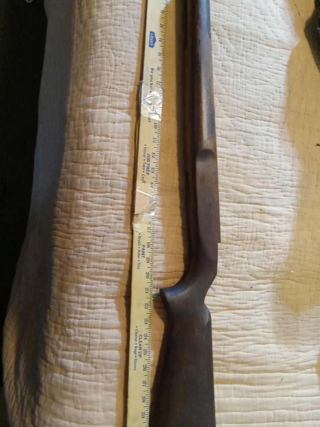 Antique Wood Rifle Gun Stock Muzzle Loader Gun SLIDE ACTION BEAUTIFUL