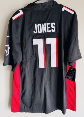 Men's JULIO JONES #11 Atlanta Falcons Black Nike Vapor Limited Jersey Stiched