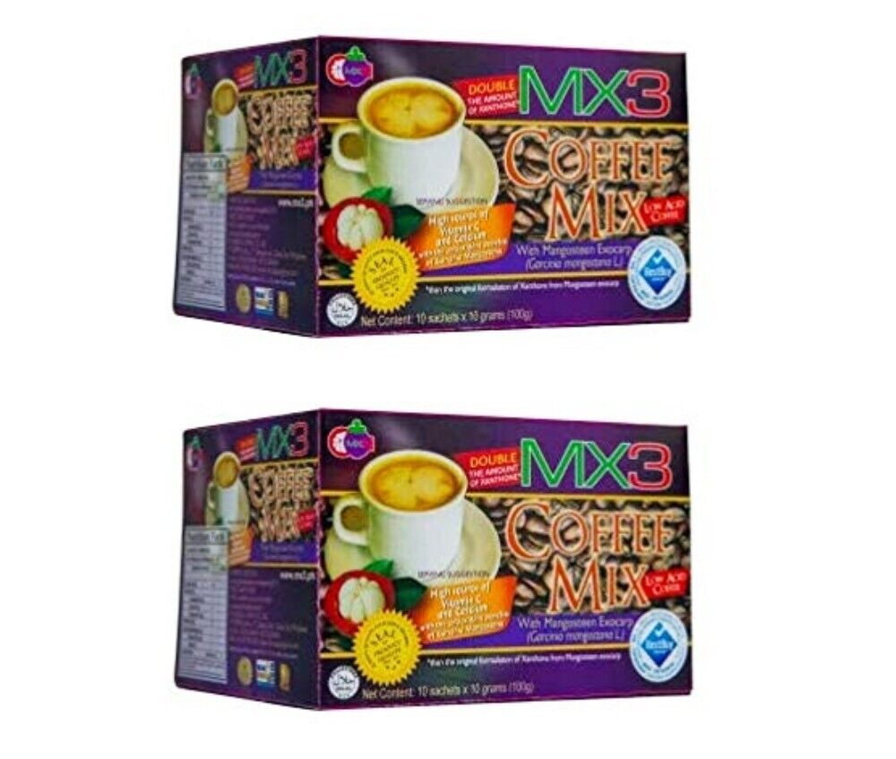 MX3 Mangosteen Coffee Mix (10 Sachets) PACK OF 2 | eBay