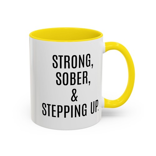 Sobriety Coffee Mug, Stepdad Gift, Ceramic Cup, AA Mug, Sober Anniversary - Picture 27 of 65