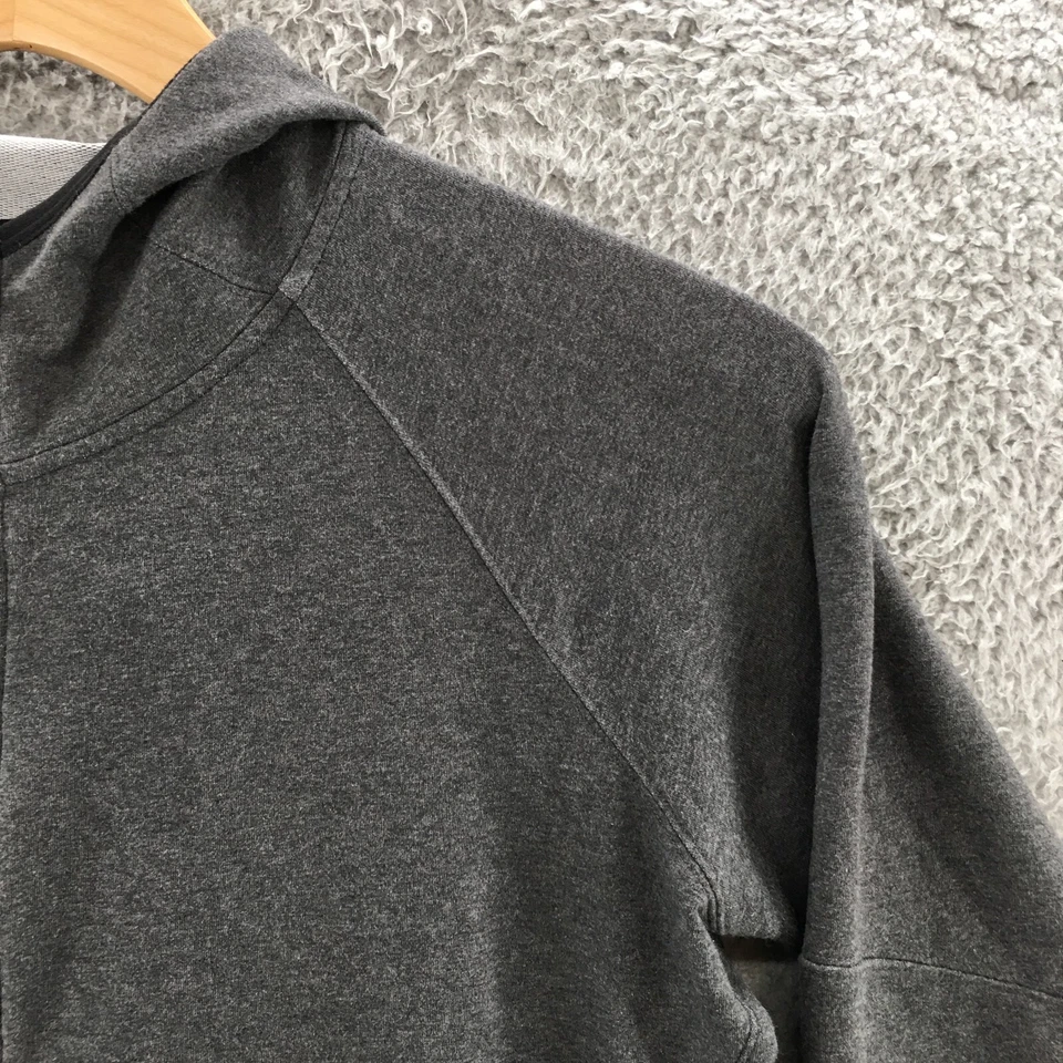 Sudadera con Capucha Reebok Cremallera para Mujer L Gris Mezcla de Algodón Cuello Simulado Manga Larga Foto 3 de 4