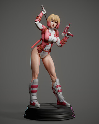 Painted Gwenpool 1/4 Statue Sexy Figure | eBay Painted Gwenpool 1/4 Statue Sexy Figure | eBay