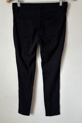 Express Knit Pants Low Rise Black Stretch Skinny Size 2 Zip Up Jegging  Cigarette