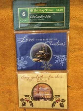 Dayspring Holiday Time Thomas Kinkade Christmas Gift Card Holder