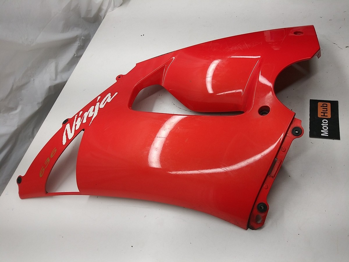 05-06 KAWASAKI NINJA ZX6R ZX636 OEM LEFT UPPER FAIRING COWL
