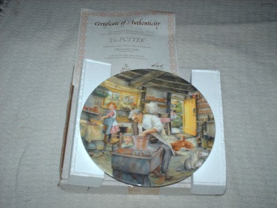  royal doulton sammlerteller the potter 21,5 cm breit + Zertifikat & orii