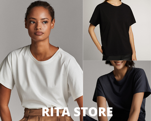 zara plain black t shirt