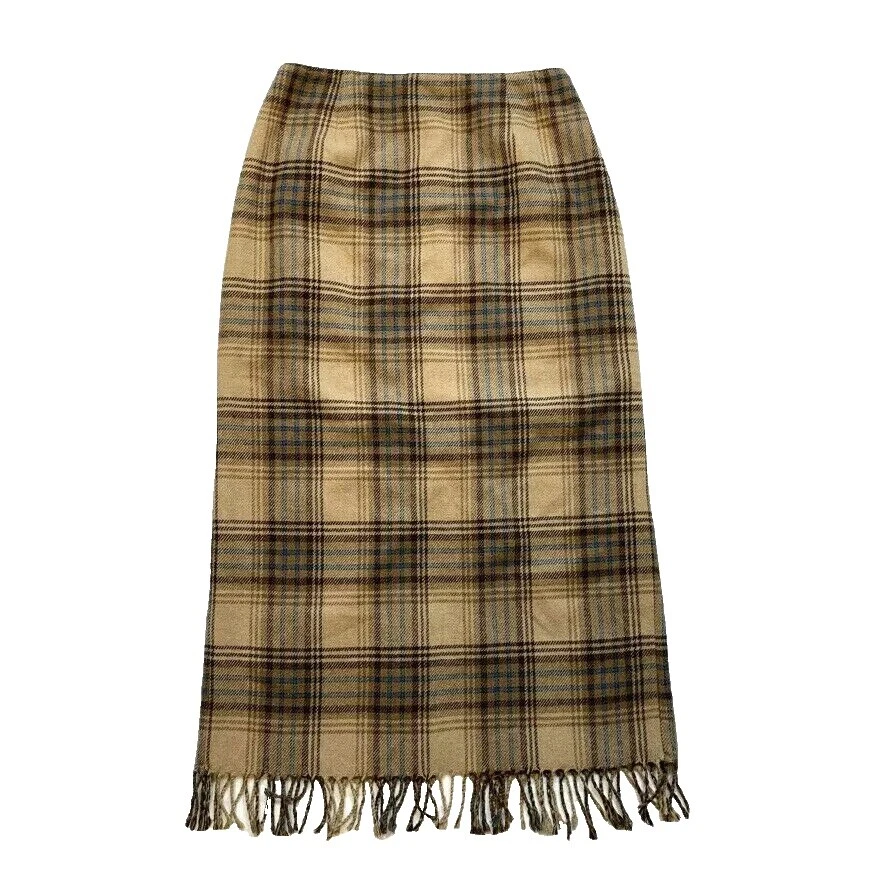Worthington Industries Wool Checked Skirts for Women