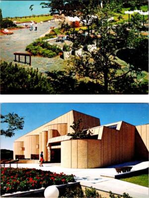 2~Postcards Bridgman, MI Michigan COOK NUCLEAR POWER PLANT Visitors  Center/Patio | eBay