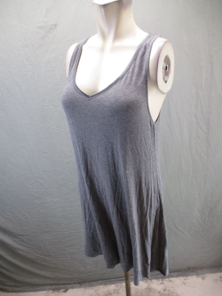 Vestido de salón FELINA talla XL gris mezcla modal cuello redondo brazo caído 996 Foto 3 de 4