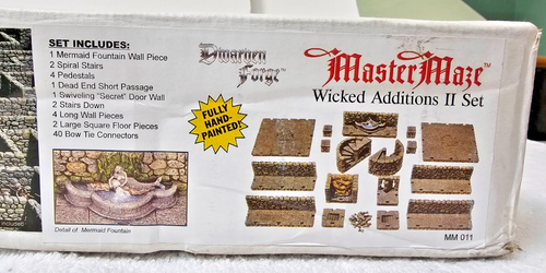 Dwarven Forge Master Maze MM011 Wicked Additions II 100% Complete Boxed OOP NEW - Picture 2 of 15