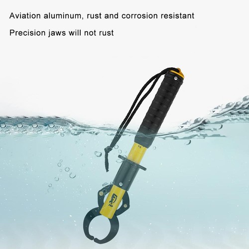Fish Lip Grabber Portable Fishing Gripper w/ Weight Scale&Ruler Fishing Tool^ - Picture 14 of 21