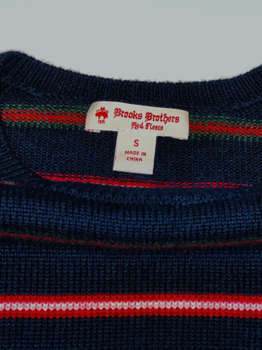 $198 Brooks Brothers Red Fleece Line Soft 100% Merino Wool
