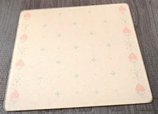 Vintage Glass Counter Saver Cutting Board Measures 12"X10" See Pic's!