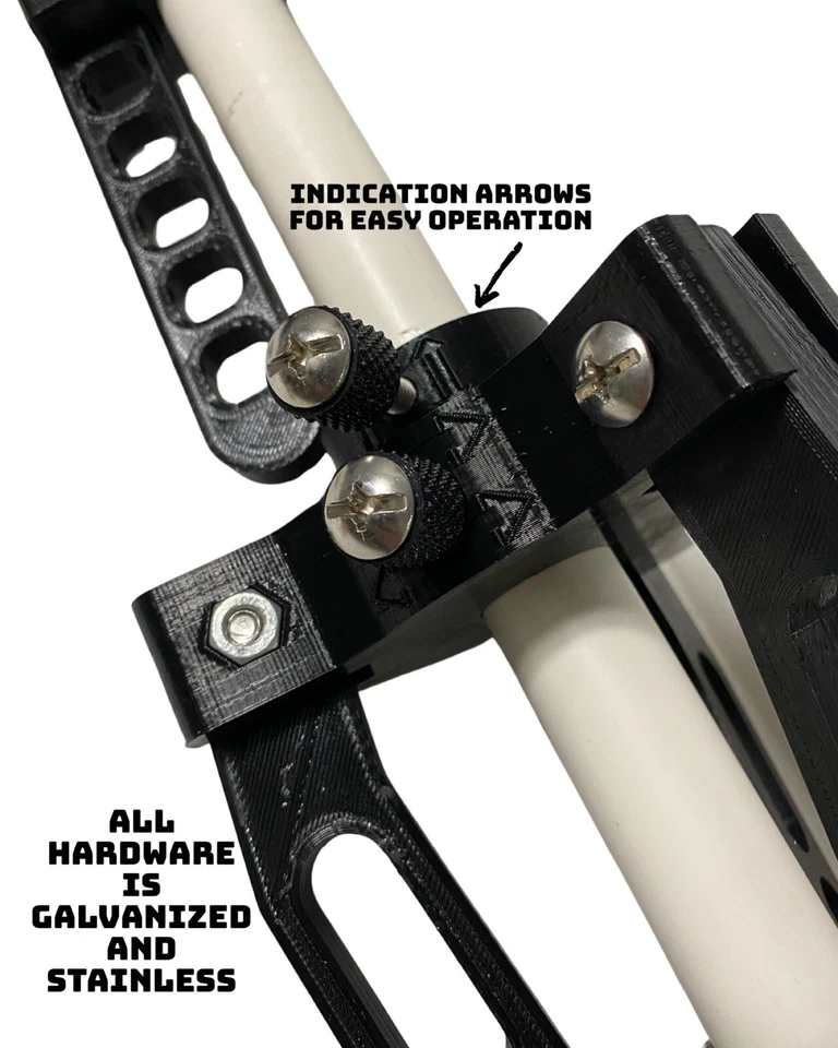 Bastón transductor de pesca en hielo - Garmin Livescope, Megalive, Activetarget, fácil hágalo usted mismo Foto 2 de 4