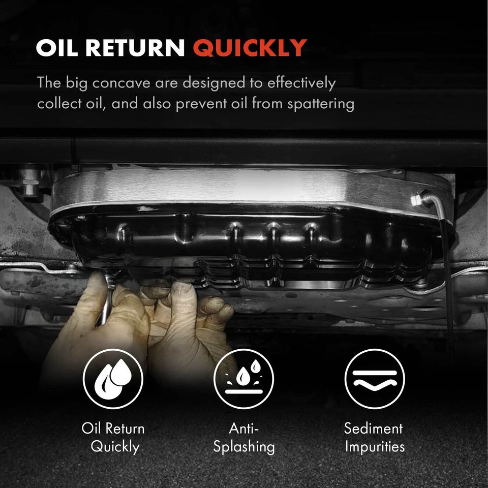 Steel Engine Oil Pan For Toyota 4Runner (1988-1995), T100, Pickup – 3.0L & 3.4L V6 – Rear Sump