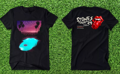 Rolling Stones 2024 Tour Los Angeles, CA July 10 & 13 Sofi Stadium S-3XL New