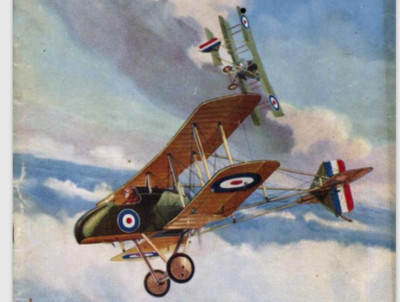 F..E.8 Biplane 39.5'' R/C Airplane Laser Cut Balsa Ply Short Kit With Plans
