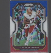 ADRIAN PETERSON    2020 PANINI PRIZM RED WHITE BLUE PRIZMS CARD #179