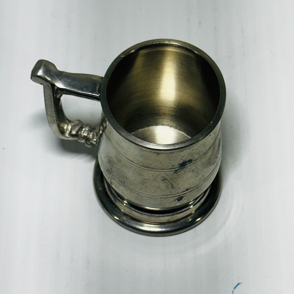 TowelCromwell Pewter Mug Made In Sheffield England Engraved With