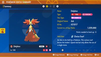 Pokemon 8655 Mega Delphox Pokedex: Evolution, Moves, Location, Stats